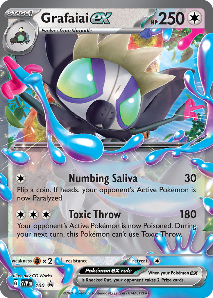 Grafaiai ex – Scarlet & Violet Black Star Promos