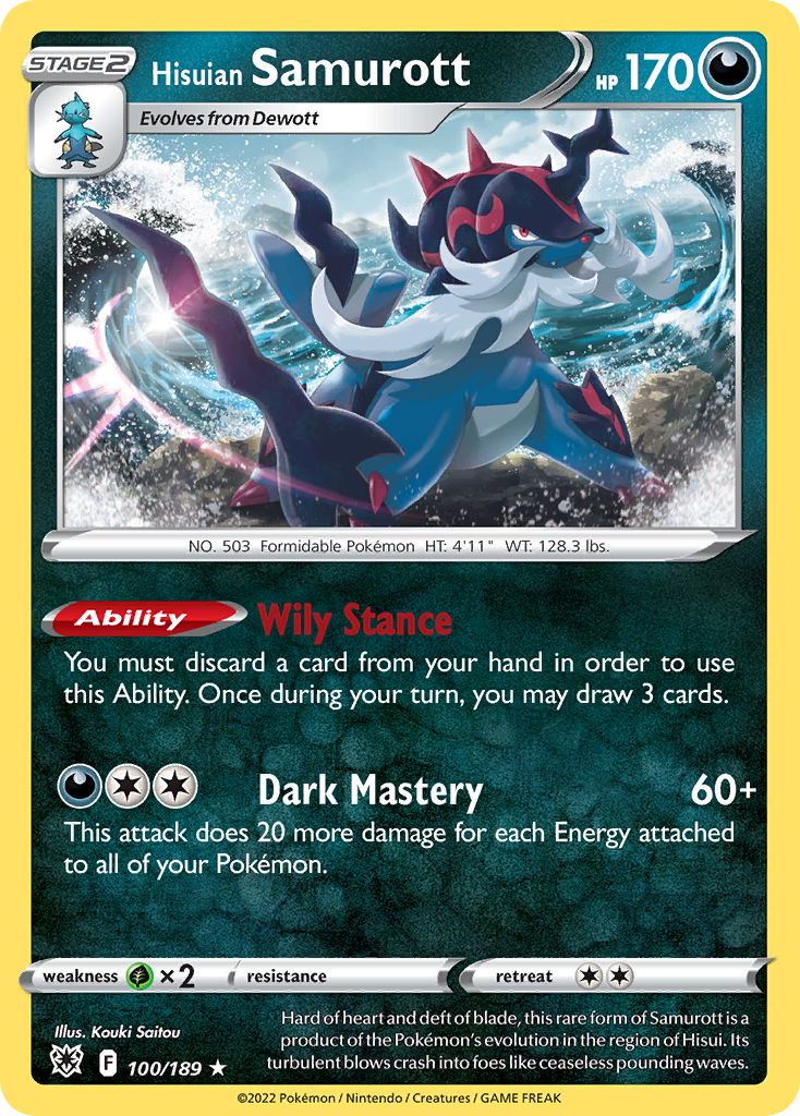 Hisuian Samurott – Astral Radiance