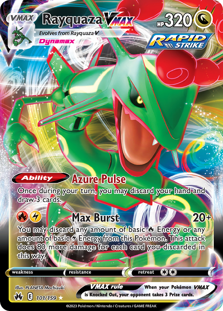 Rayquaza VMAX – Crown Zenith