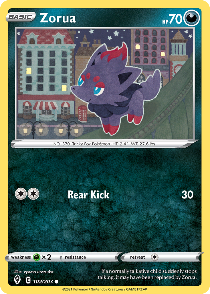 Zorua – Evolving Skies