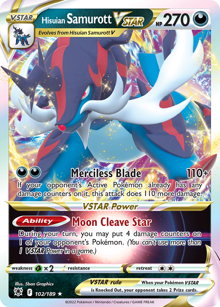 Hisuian Samurott VSTAR – Astral Radiance