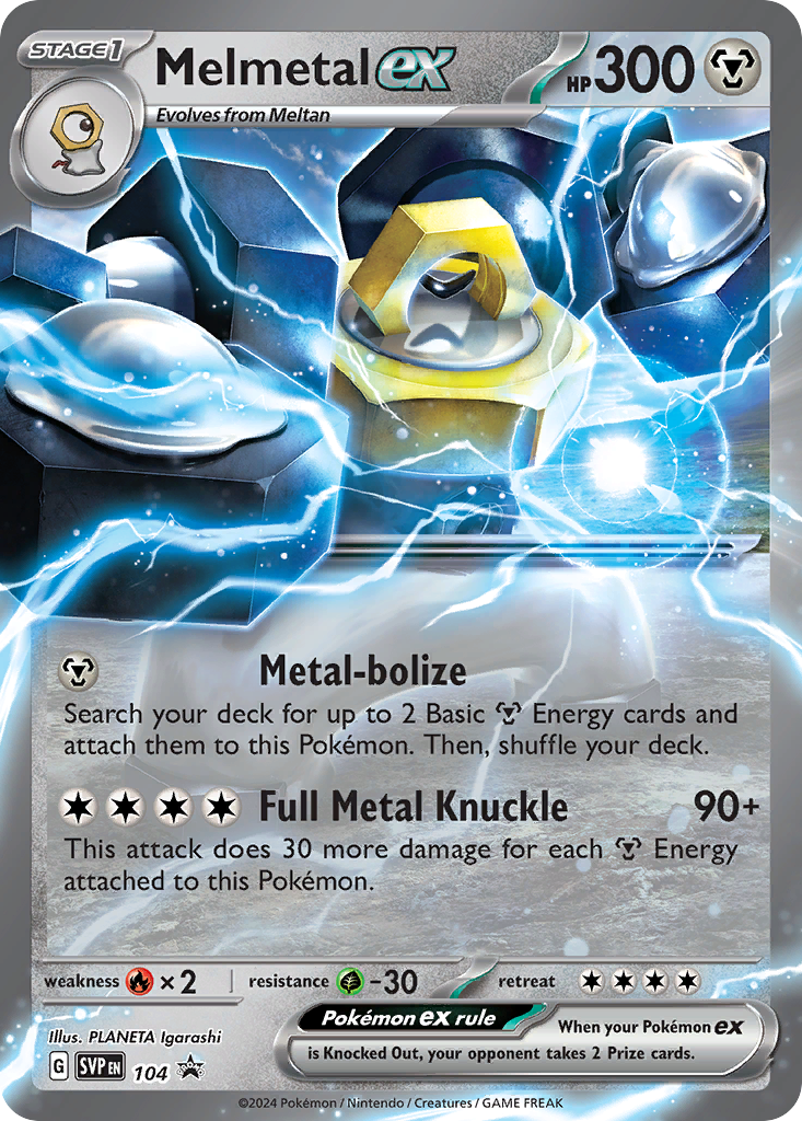 Melmetal ex – Scarlet & Violet Black Star Promos