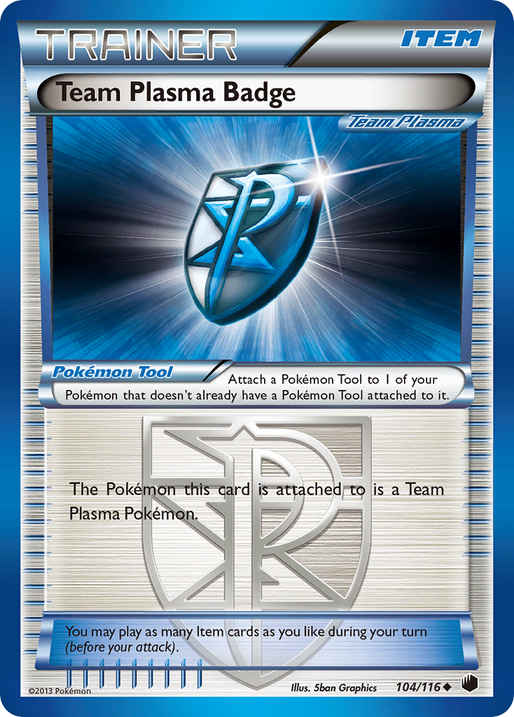 Team Plasma Badge – Plasma Freeze