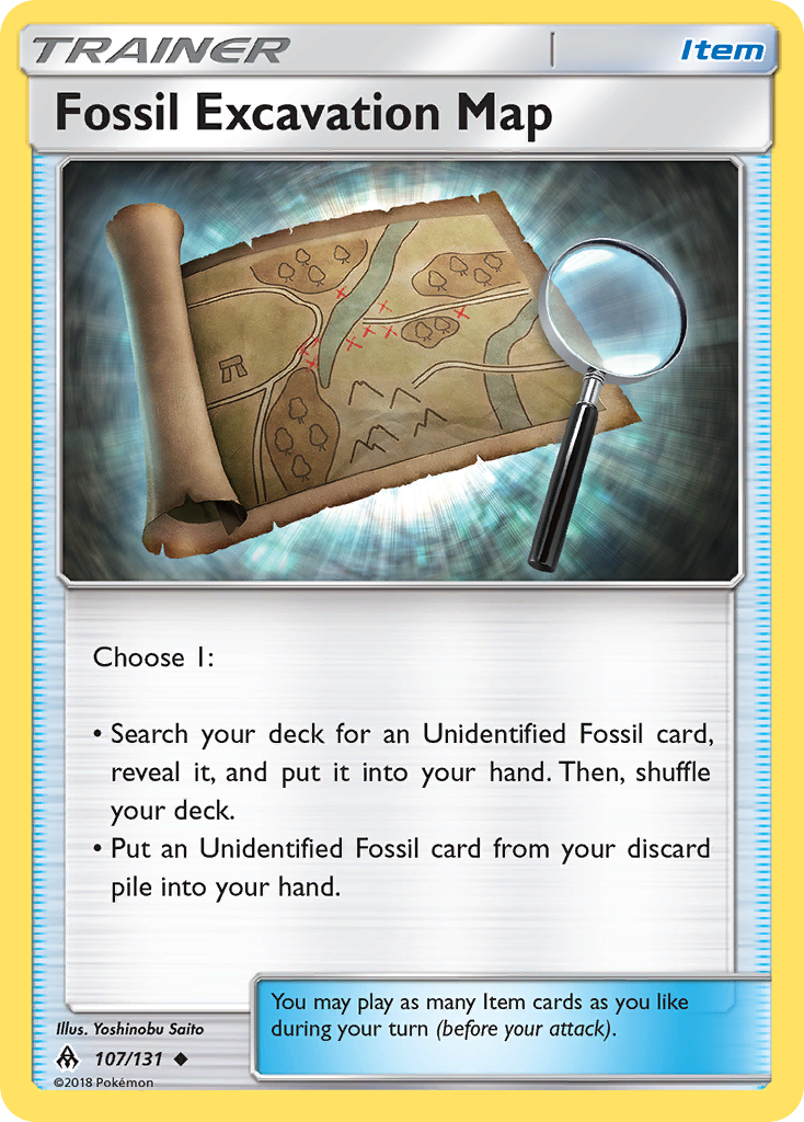Fossil Excavation Map – Forbidden Light