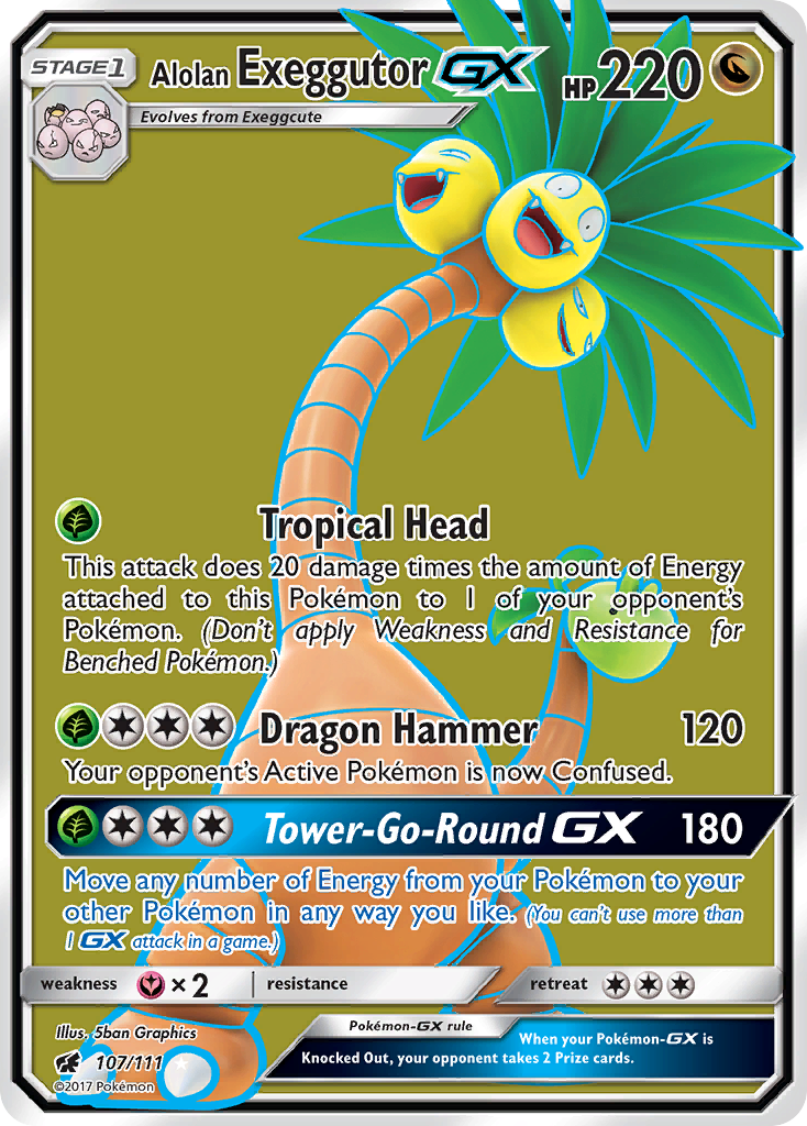 Alolan Exeggutor-GX – Crimson Invasion