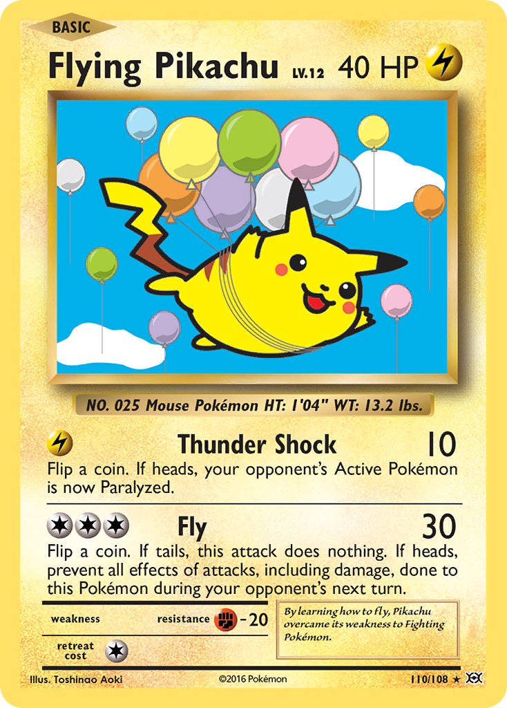 Flying Pikachu – Evolutions