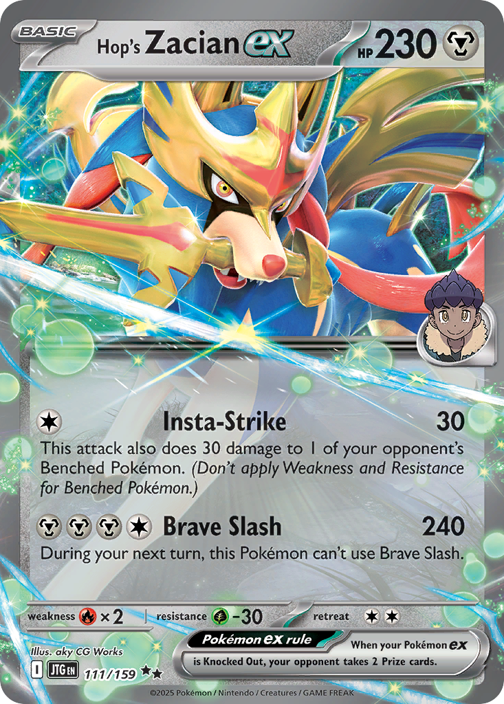 Hop's Zacian ex – Journey Together