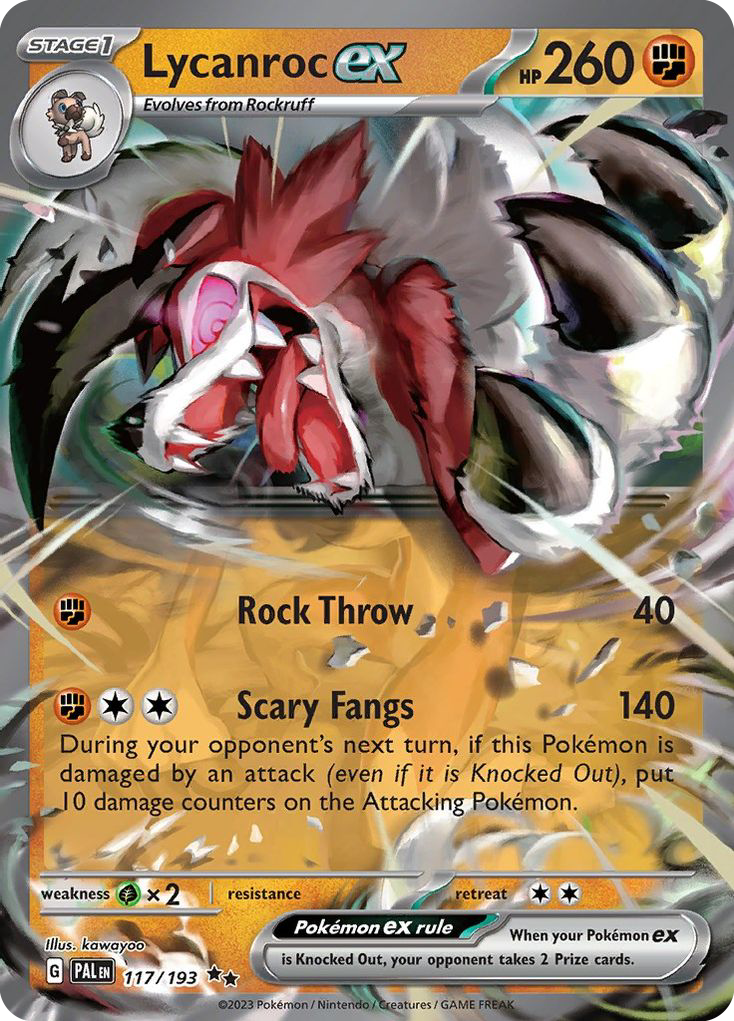 Lycanroc ex – Paldea Evolved