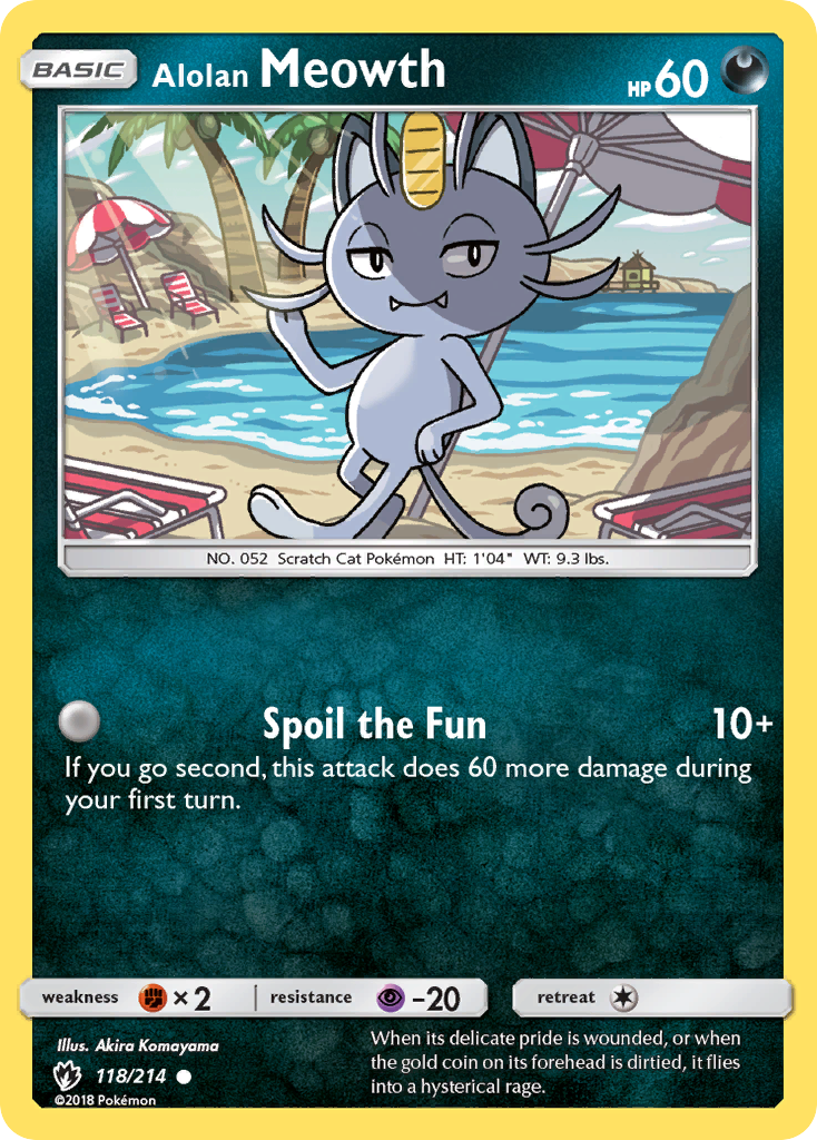 Alolan Meowth – Lost Thunder