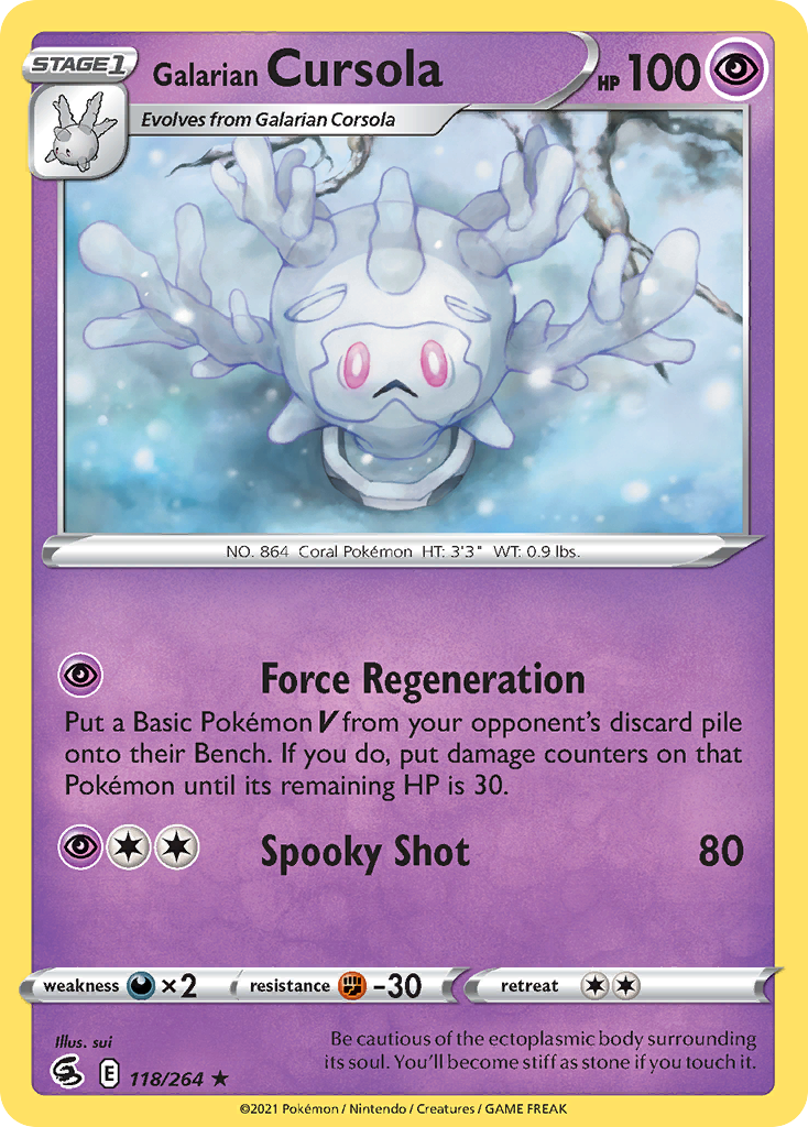 Galarian Cursola – Fusion Strike