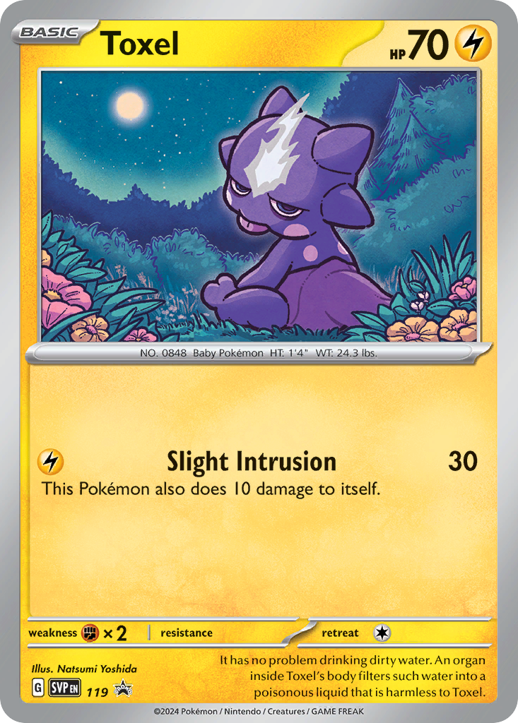Toxel – Scarlet & Violet Black Star Promos