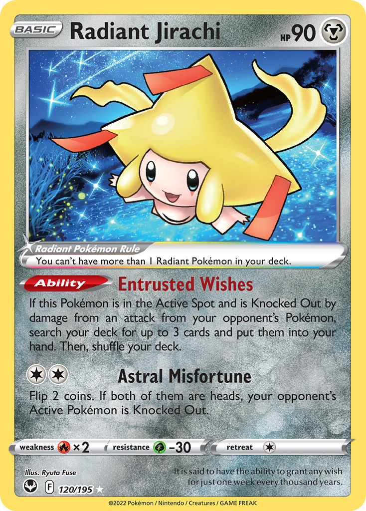 Radiant Jirachi – Silver Tempest