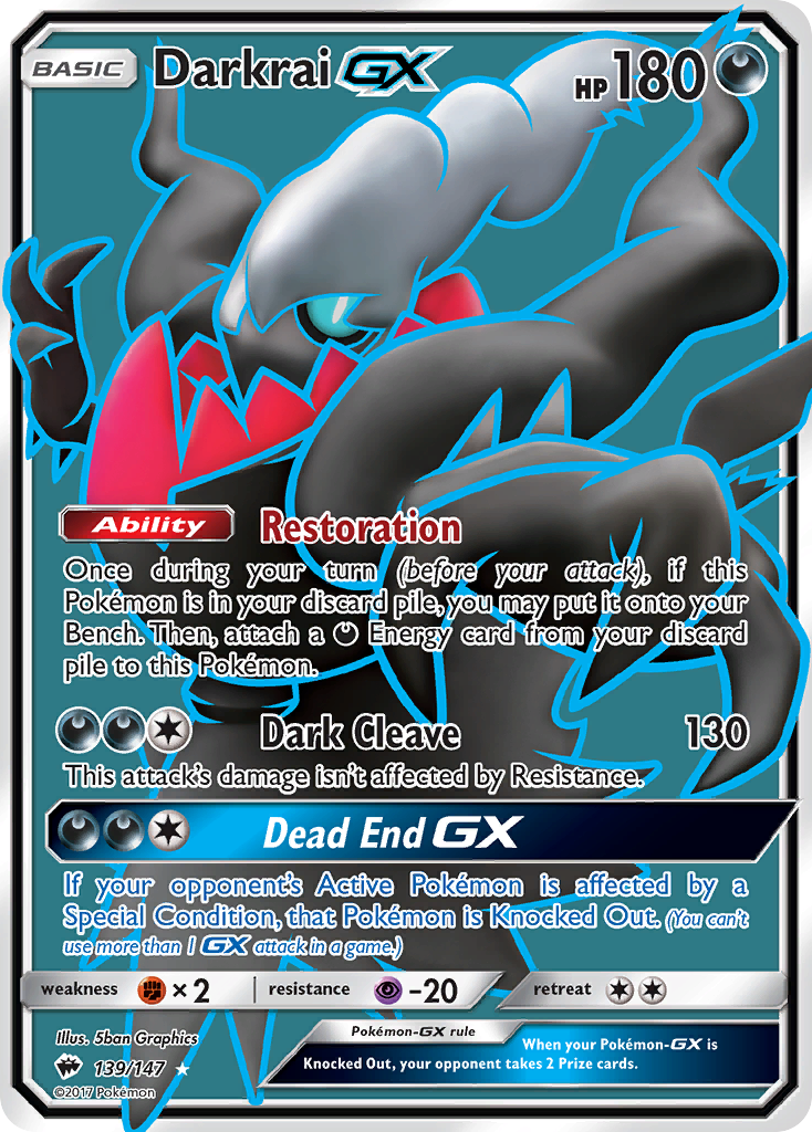Darkrai-GX – Burning Shadows