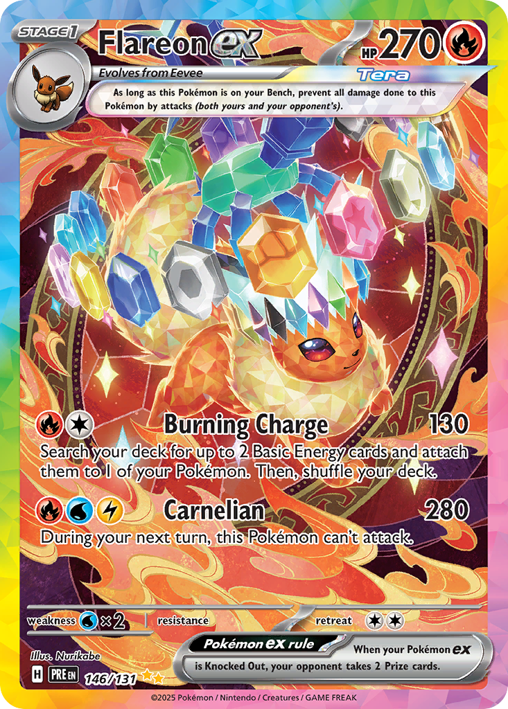 Flareon ex – Prismatic Evolutions
