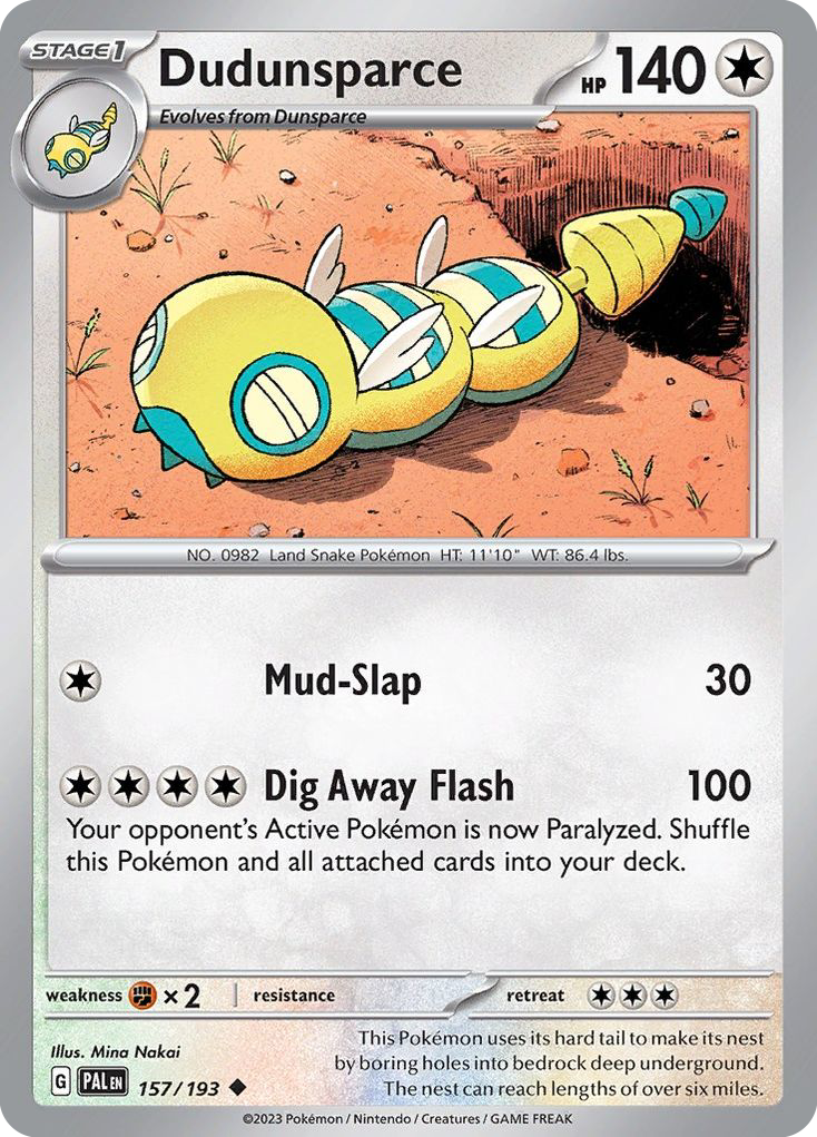 Dudunsparce – Paldea Evolved