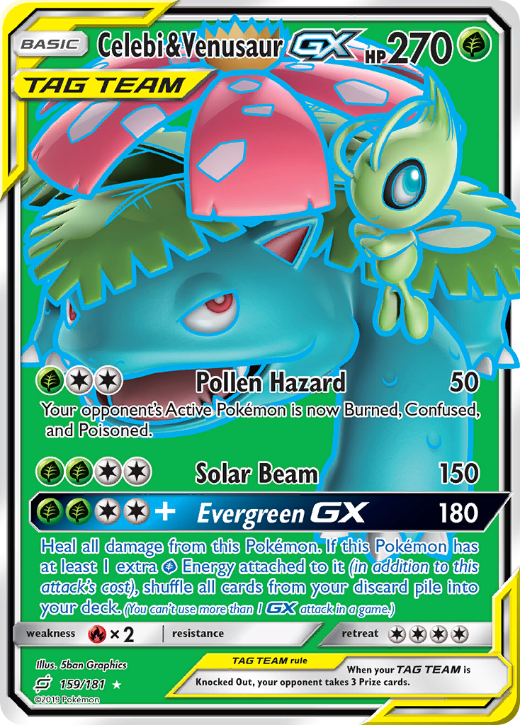 Celebi & Venusaur-GX – Team Up