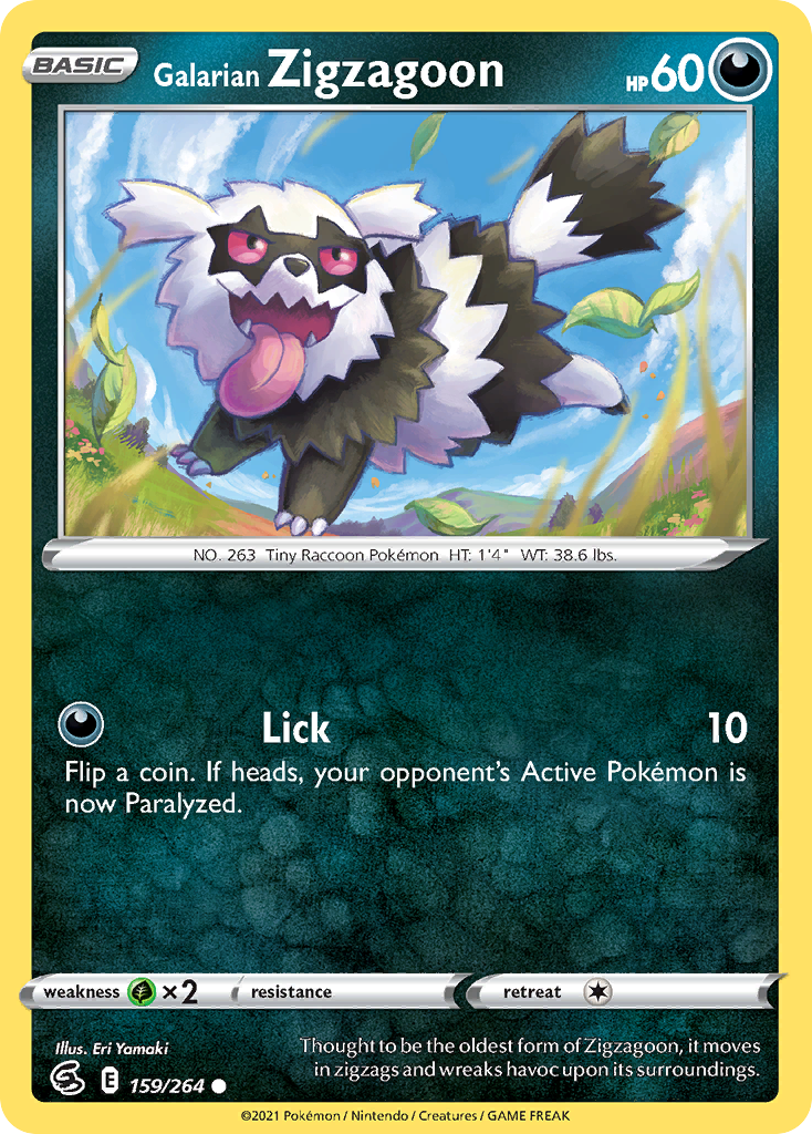 Galarian Zigzagoon – Fusion Strike