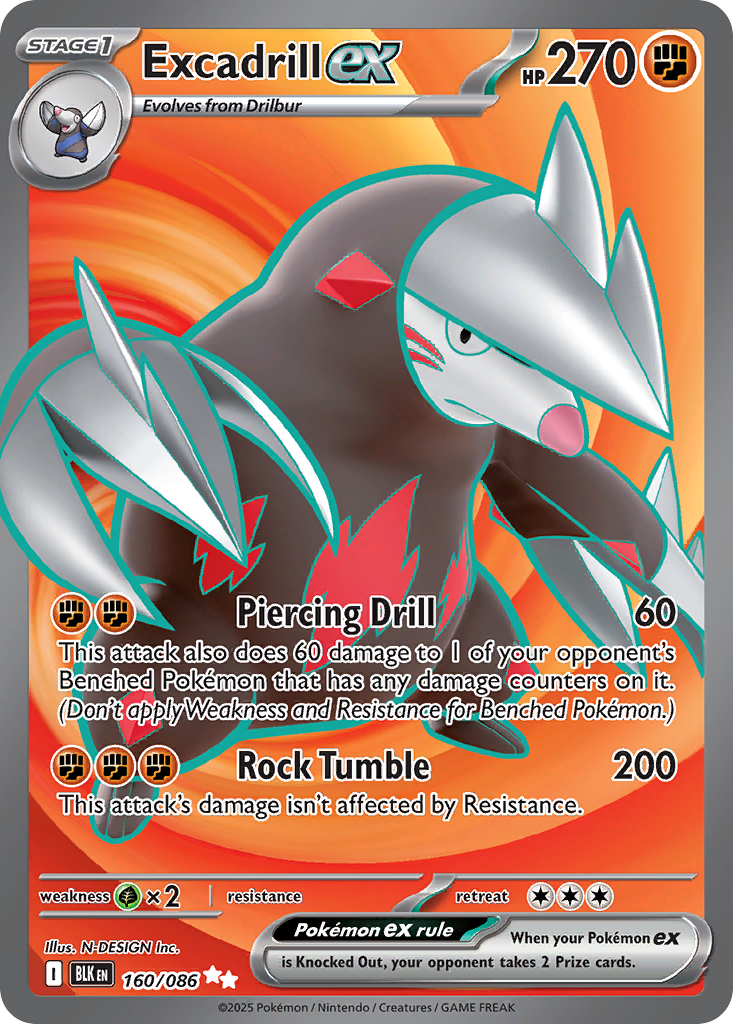 Excadrill ex – Black Bolt