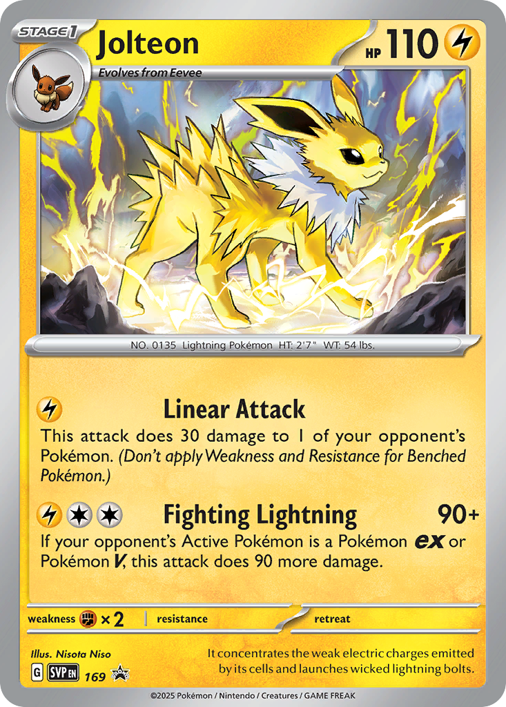 Jolteon – Scarlet & Violet Black Star Promos