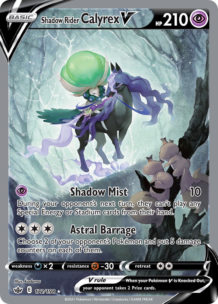 Shadow Rider Calyrex V – Chilling Reign