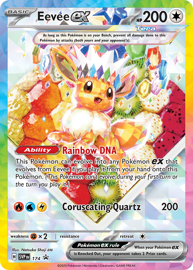 Eevee ex – Scarlet & Violet Black Star Promos