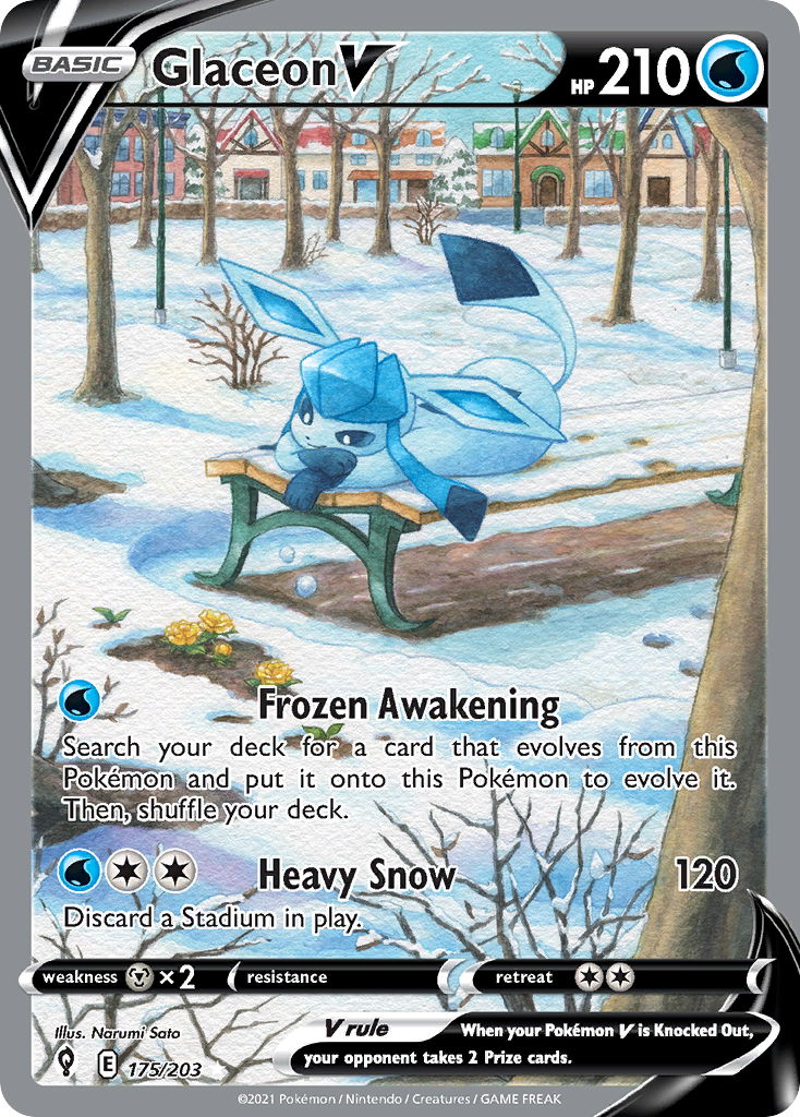 Glaceon V – Evolving Skies