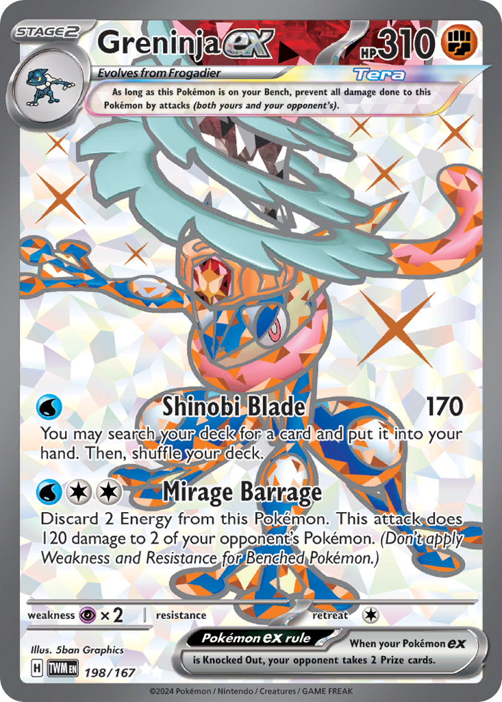 Greninja ex – Twilight Masquerade
