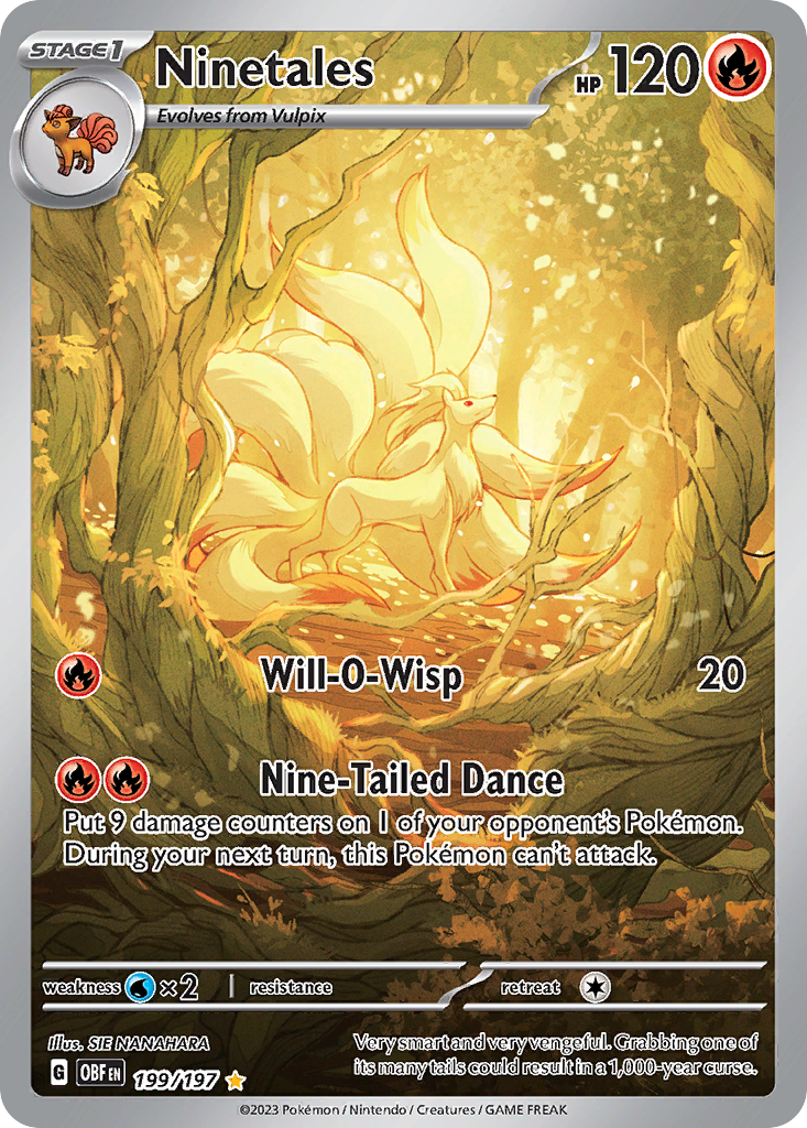 Ninetales – Obsidian Flames