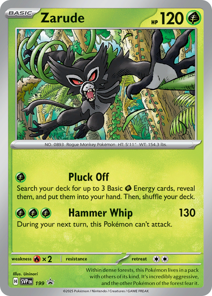 Zarude – Scarlet & Violet Black Star Promos