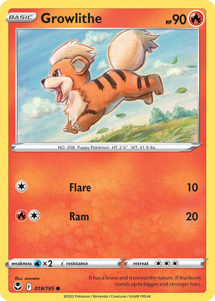 Growlithe – Silver Tempest