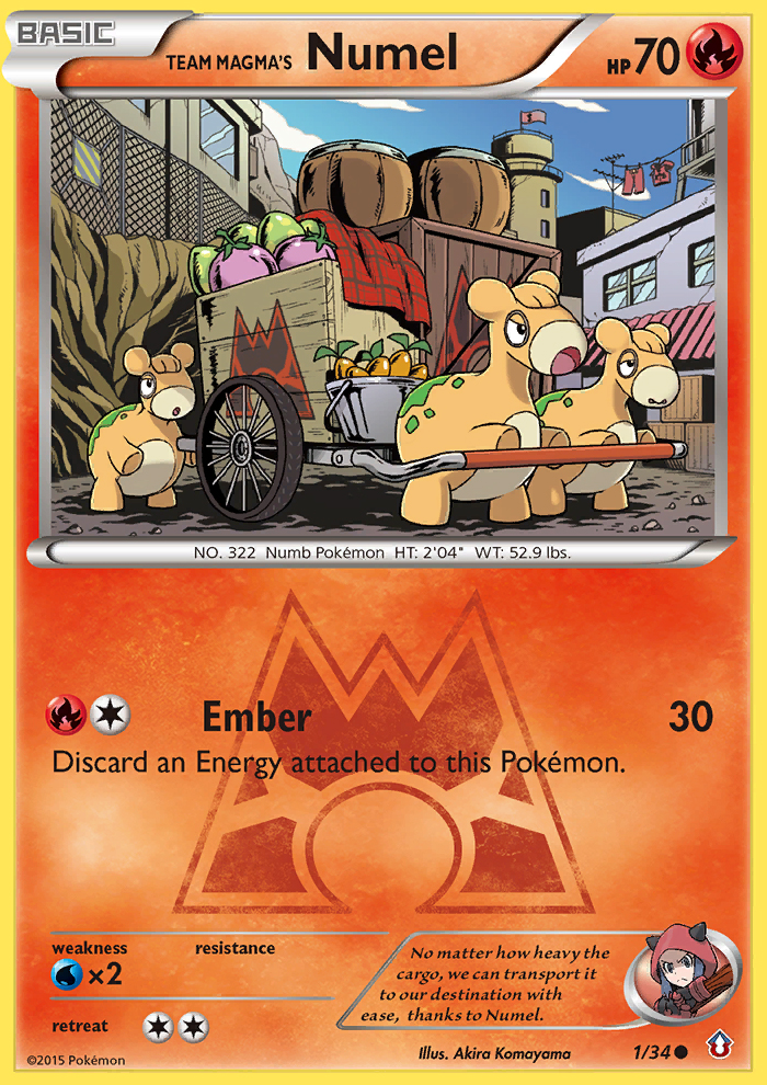 Team Magma's Numel – Double Crisis