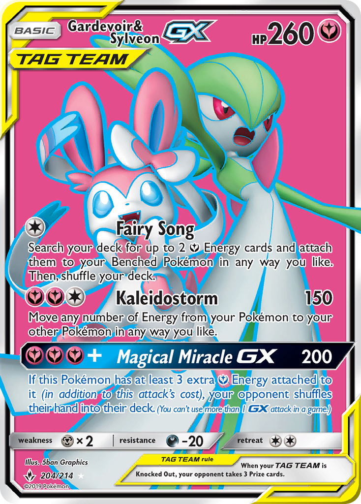 Gardevoir & Sylveon-GX – Unbroken Bonds