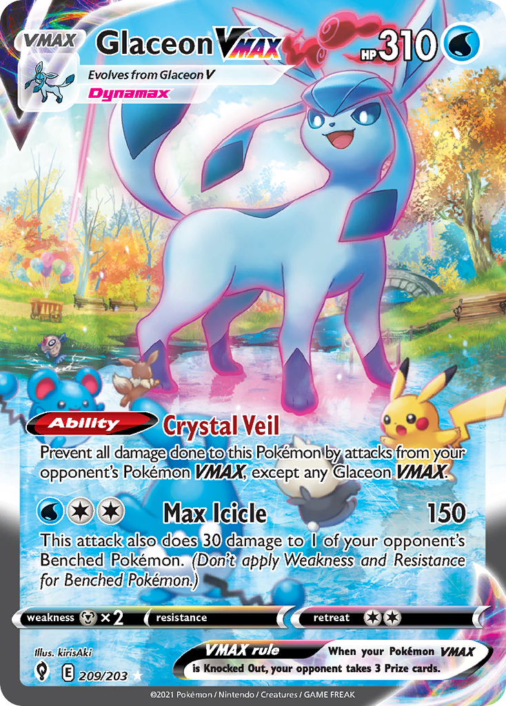 Glaceon VMAX – Evolving Skies