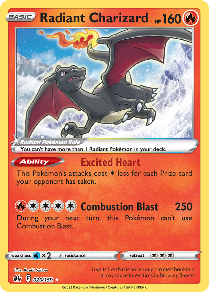 Radiant Charizard – Crown Zenith