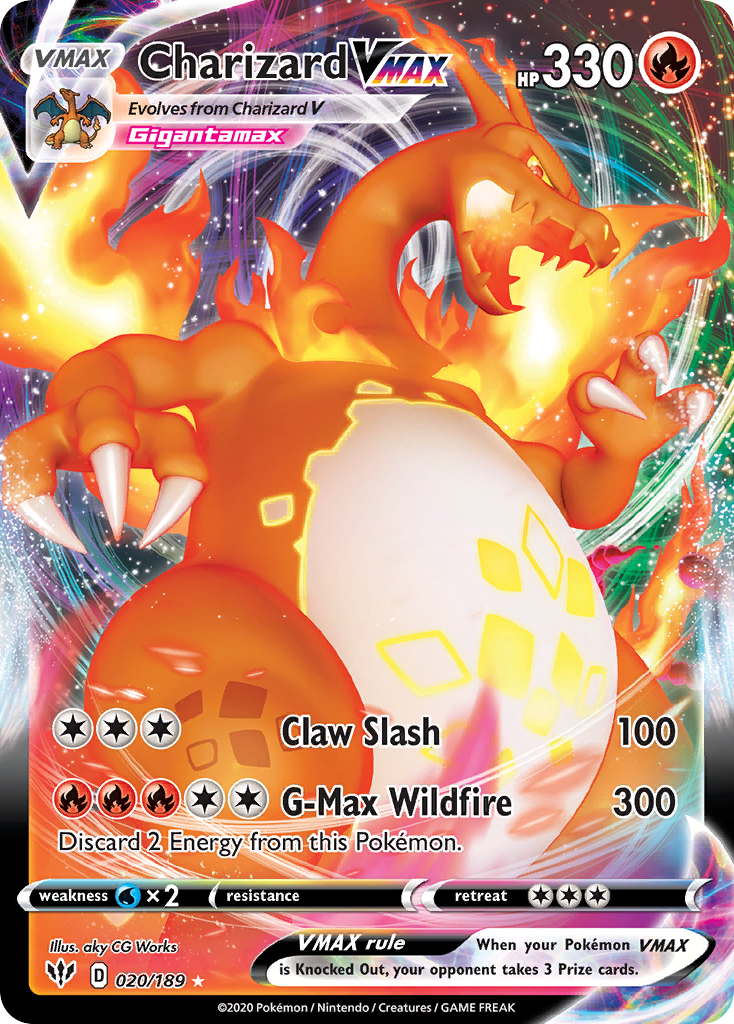 Charizard VMAX – Darkness Ablaze
