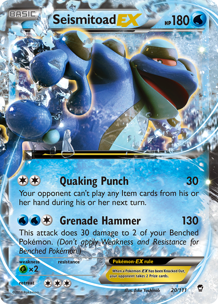 Seismitoad-EX – Furious Fists