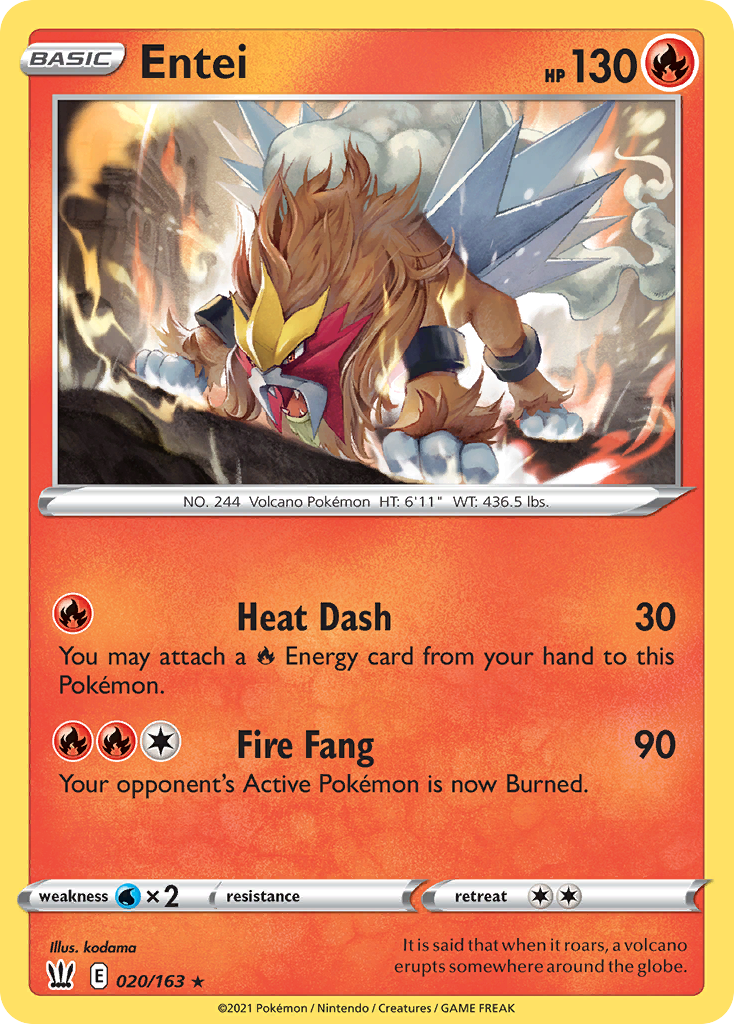 Entei – Battle Styles