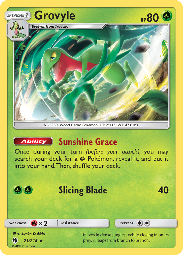 Grovyle – Lost Thunder
