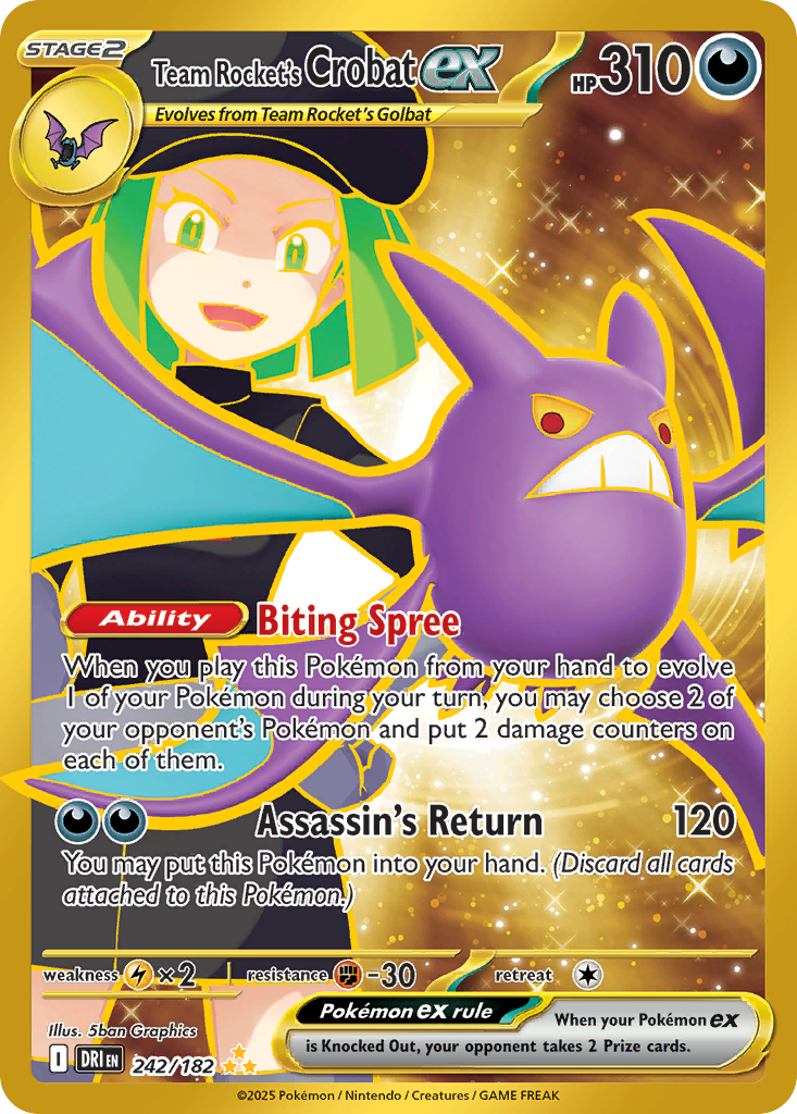Team Rocket's Crobat ex – Destined Rivals