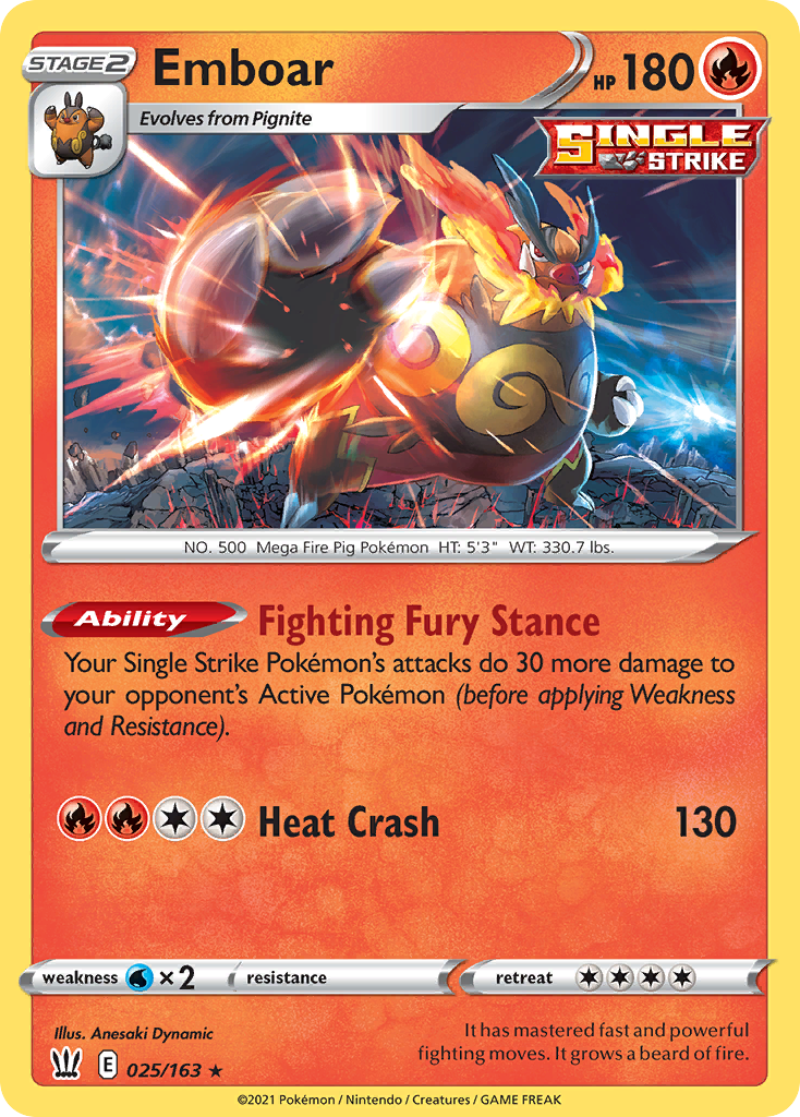 Emboar – Battle Styles