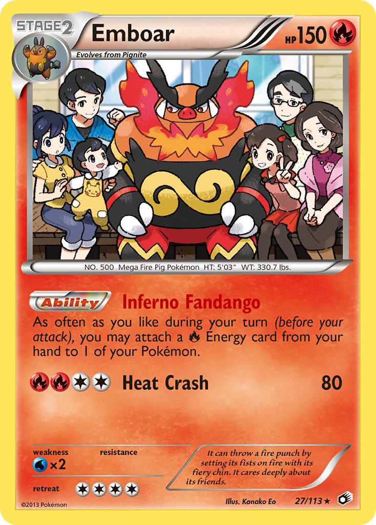 Emboar – Legendary Treasures