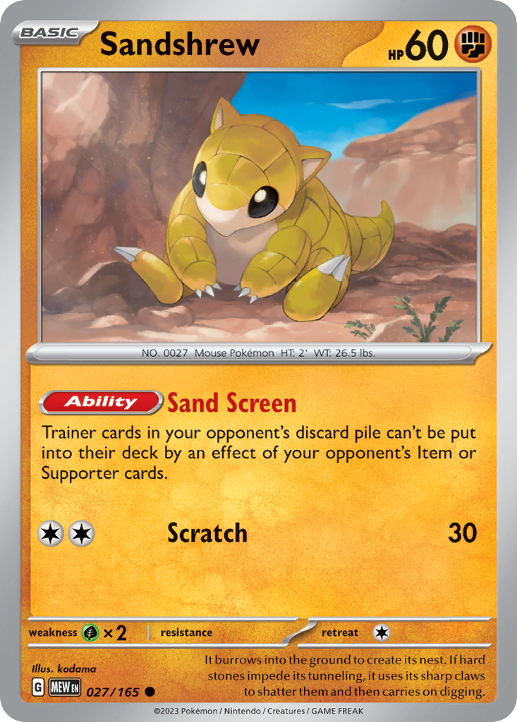 Sandshrew – 151