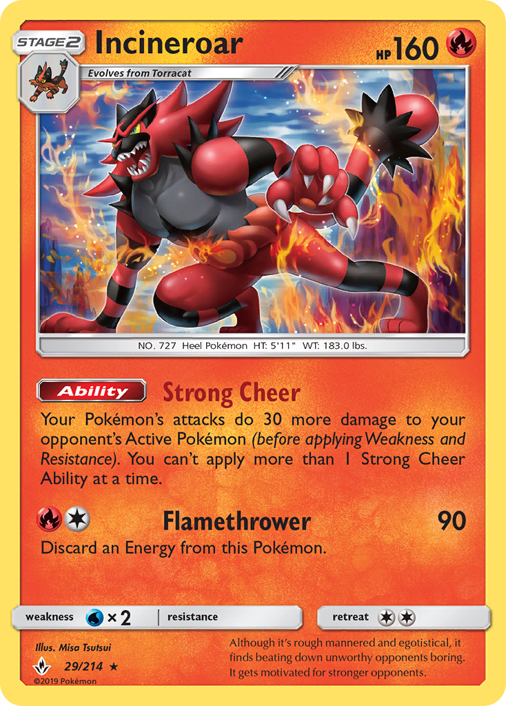 Incineroar – Unbroken Bonds