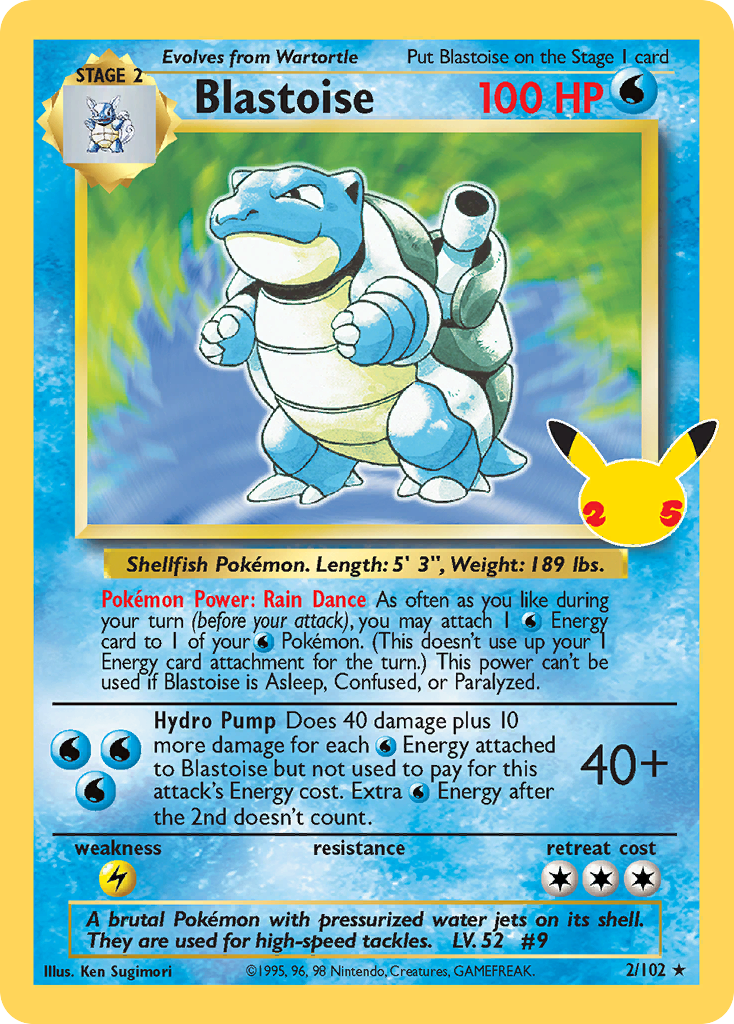Blastoise – Celebrations: Classic Collection