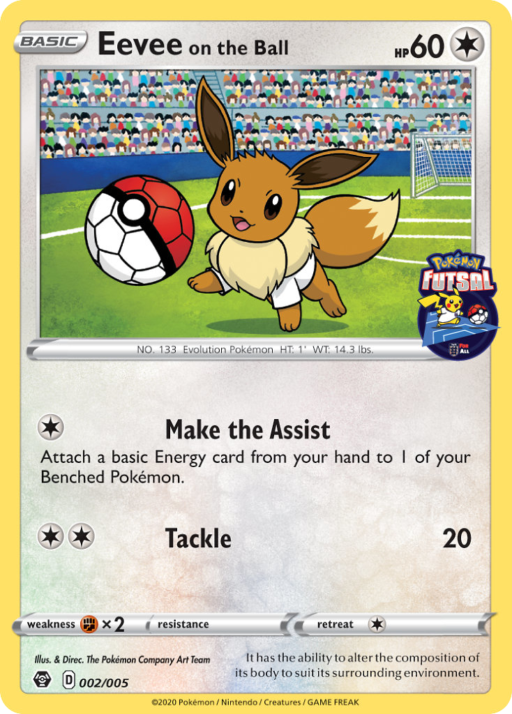 Eevee on the Ball – Pokémon Futsal Collection