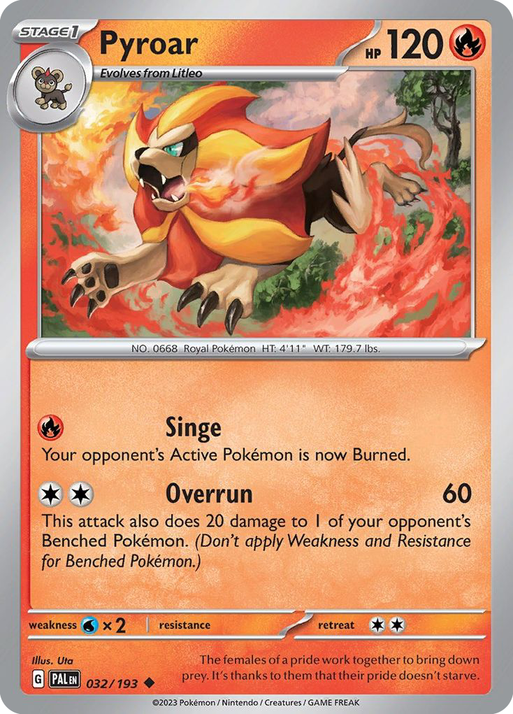 Pyroar – Paldea Evolved