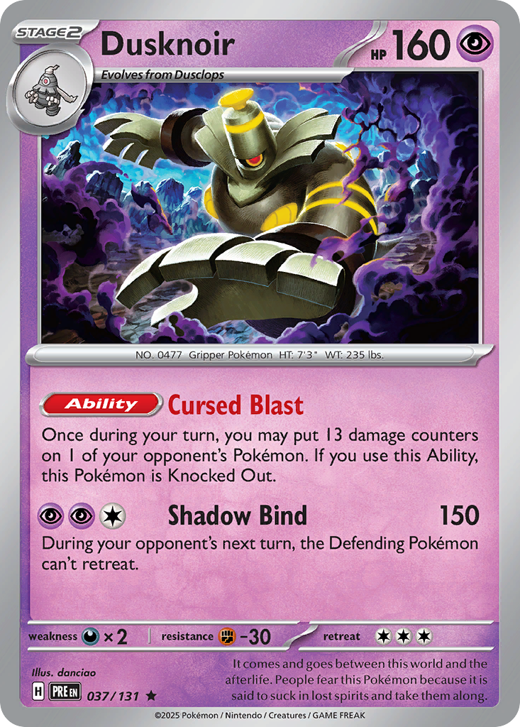 Dusknoir – Prismatic Evolutions