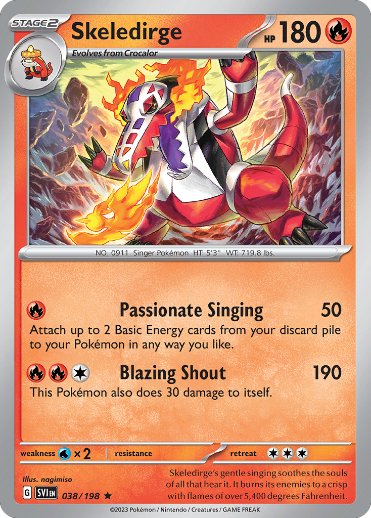 Skeledirge – Scarlet & Violet