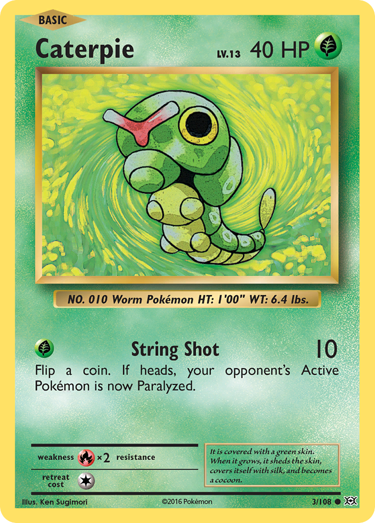 Caterpie – Evolutions