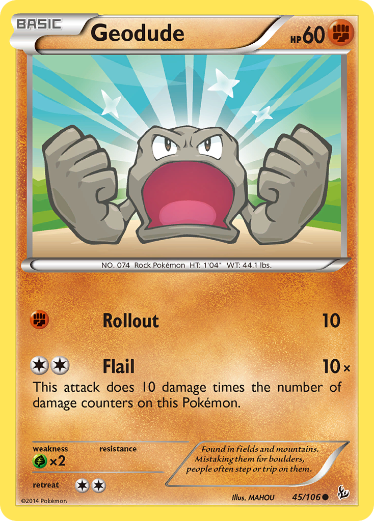 Geodude – Flashfire